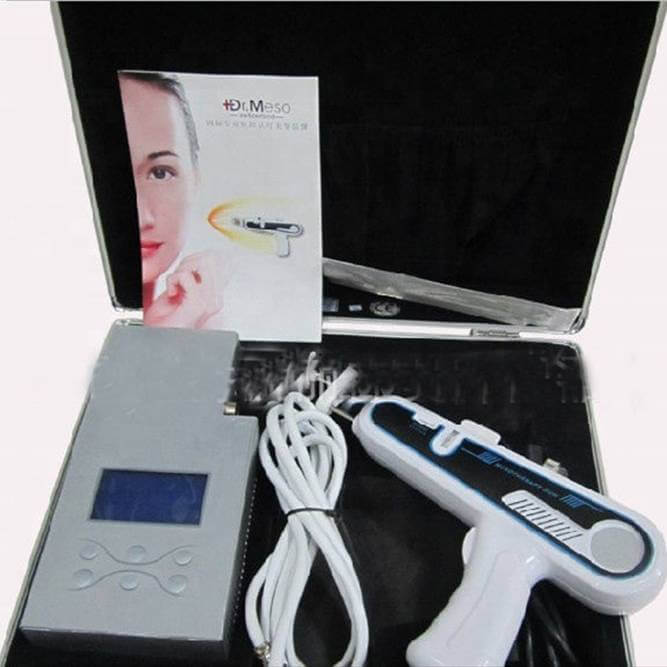 Portable Face Skin Hair Mesotherapy Gun Injector Gun Needle Free Non Neelde for Salon