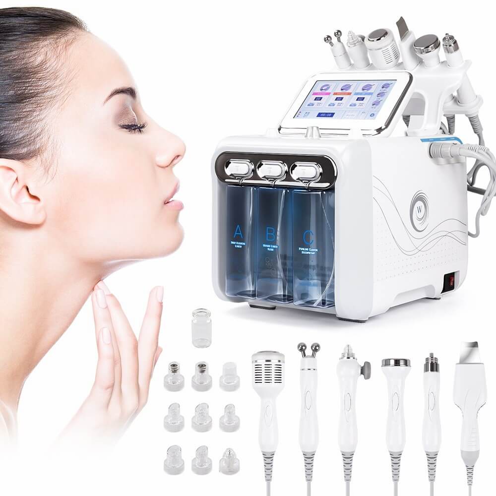 6 in 1 Hydra Facial Hydro Dermabrasion Machine Oxygen Jet Peel Device For Salon Manufacturer